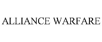 ALLIANCE WARFARE