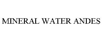 MINERAL WATER ANDES