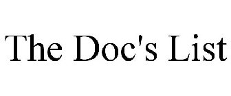 THE DOC'S LIST