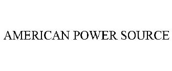 AMERICAN POWER SOURCE