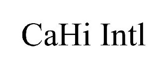 CAHI INTL