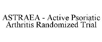 ASTRAEA - ACTIVE PSORIATIC ARTHRITIS RANDOMIZED TRIAL