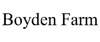 BOYDEN FARM