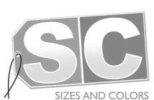 SC SIZES AND COLORS