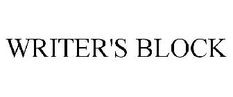 WRITER'S BLOCK