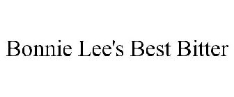 BONNIE LEE'S BEST BITTER