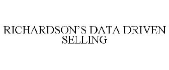 RICHARDSON'S DATA DRIVEN SELLING