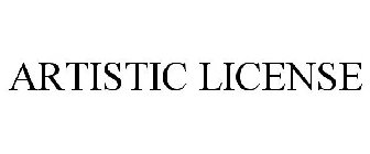 ARTISTIC LICENSE