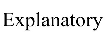 EXPLANATORY