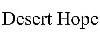 DESERT HOPE