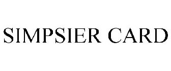 SIMPSIER CARD