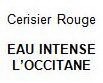 CERISIER ROUGE EAU INTENSE L'OCCITANE