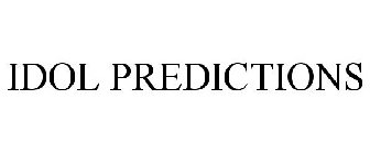 IDOL PREDICTIONS