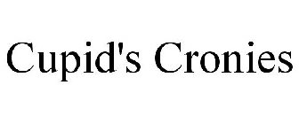 CUPID'S CRONIES