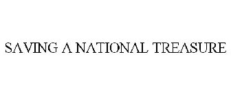 SAVING A NATIONAL TREASURE