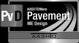 PV D AASHTOWARE PAVEMENT ME DESIGN AASHTO