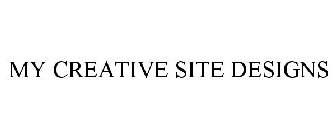 MY CREATIVE SITE DESIGNS