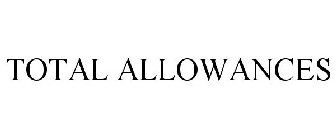 TOTAL ALLOWANCES