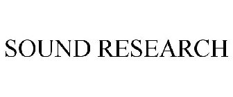 SOUND RESEARCH