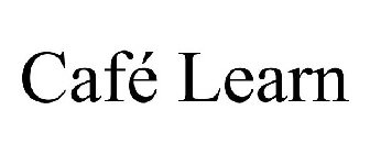 CAFÉ LEARN