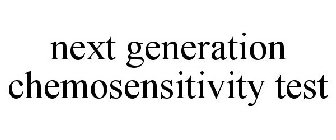 NEXT GENERATION CHEMOSENSITIVITY TEST