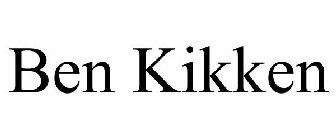 BEN KIKKEN