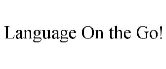 LANGUAGE ON THE GO!