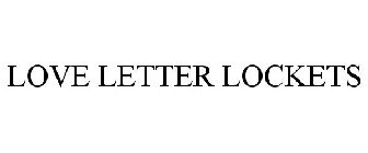 LOVE LETTER LOCKETS