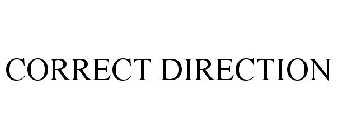 CORRECT DIRECTION