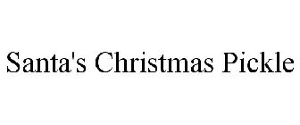 SANTA'S CHRISTMAS PICKLE