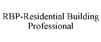 RBP-RESIDENTIAL BUILDING PROFESSIONAL