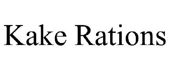 KAKE-RATIONS