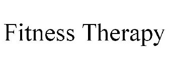 FITNESS THERAPY