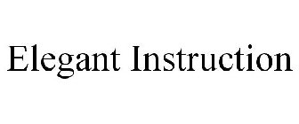 ELEGANT INSTRUCTION