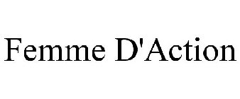 FEMME D'ACTION