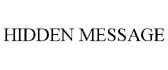 HIDDEN MESSAGE