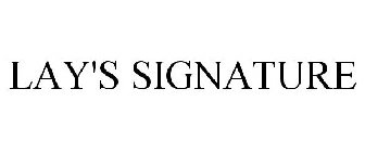 LAY'S SIGNATURE