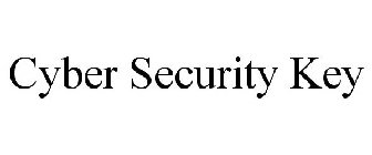 CYBER SECURITY KEY