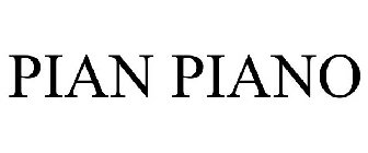 PIAN PIANO