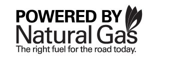 POWERED BY NATURAL GAS THE RIGHT FUEL FOR THE ROAD TODAY.