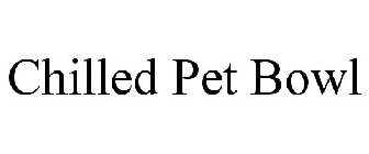 CHILLED PET BOWL