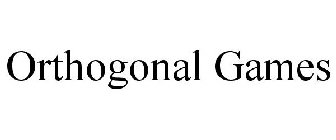ORTHOGONAL GAMES