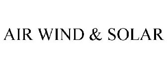AIR WIND & SOLAR