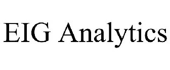 EIG ANALYTICS