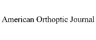 AMERICAN ORTHOPTIC JOURNAL
