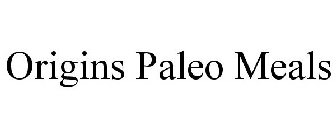 ORIGINS PALEO MEALS