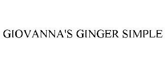 GIOVANNA'S GINGER SIMPLE