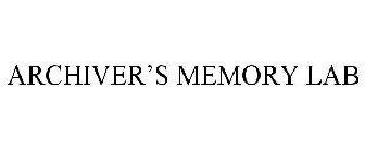 ARCHIVER'S MEMORY LAB