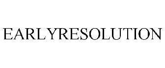 EARLYRESOLUTION