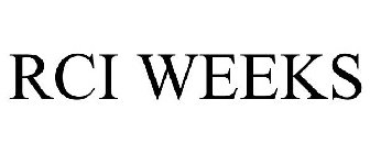 RCI WEEKS